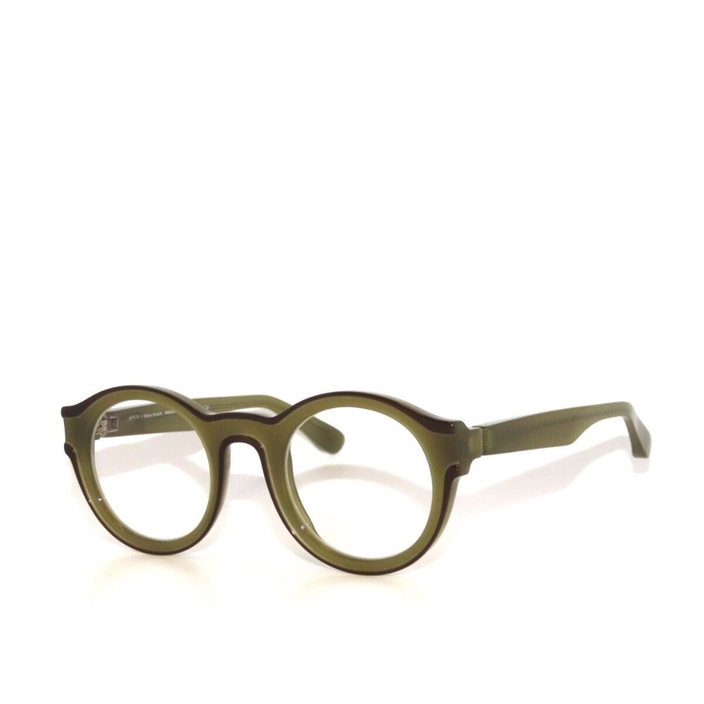 Mykita *Maison Margiela* MMDUAL002 47 D9 Green Dark Brown Eyeglasses